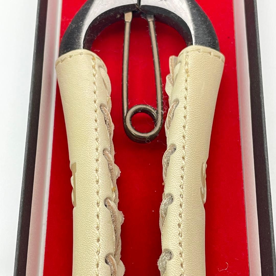 【M38】本革巻　おの義刃物　双刃型　両刃芽切鋏　8インチ　剪定鋏