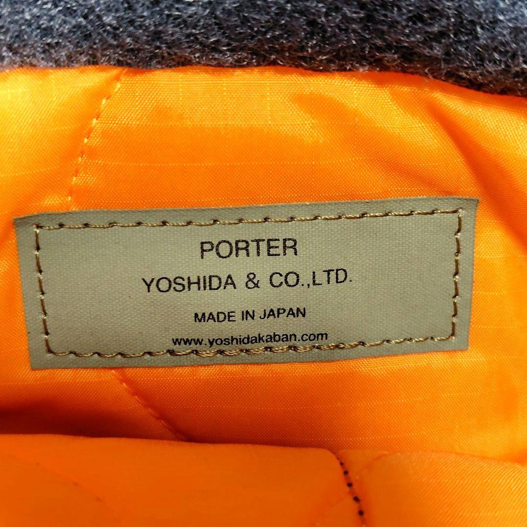 未使用級 PORTER ポーター フォース ショルダーバッグ サコッシュ 紺色
