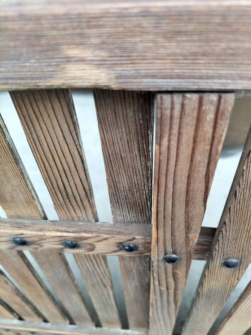 送料込！当時物　ついたて　間仕切り　レトロ　アンティーク　木製　古家具