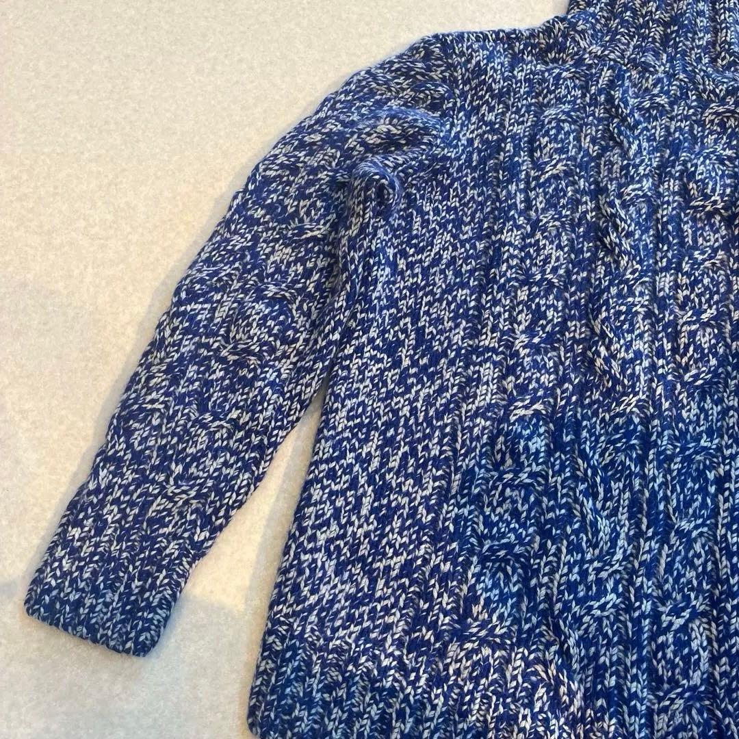 tomi3専用　TOMORROW LAND カシミア　ローゲージタートルニット