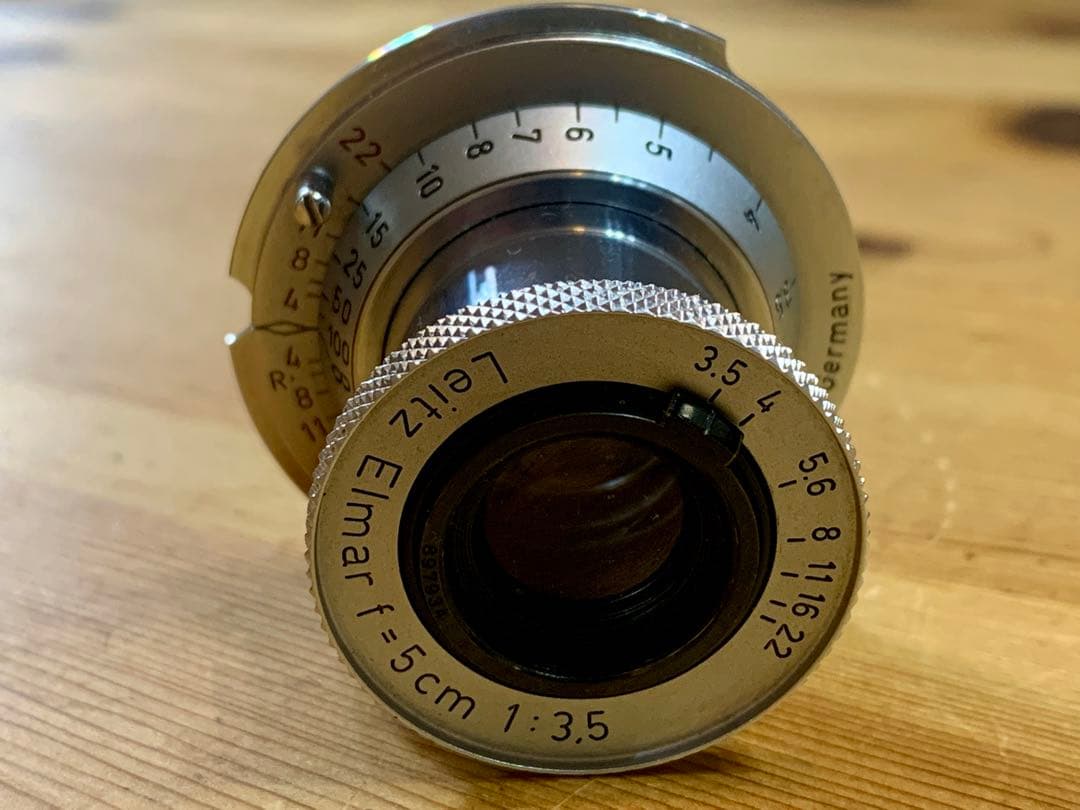 【美品】Leica Elmar 5cm F3.5 ダイヤモンド赤エルマー