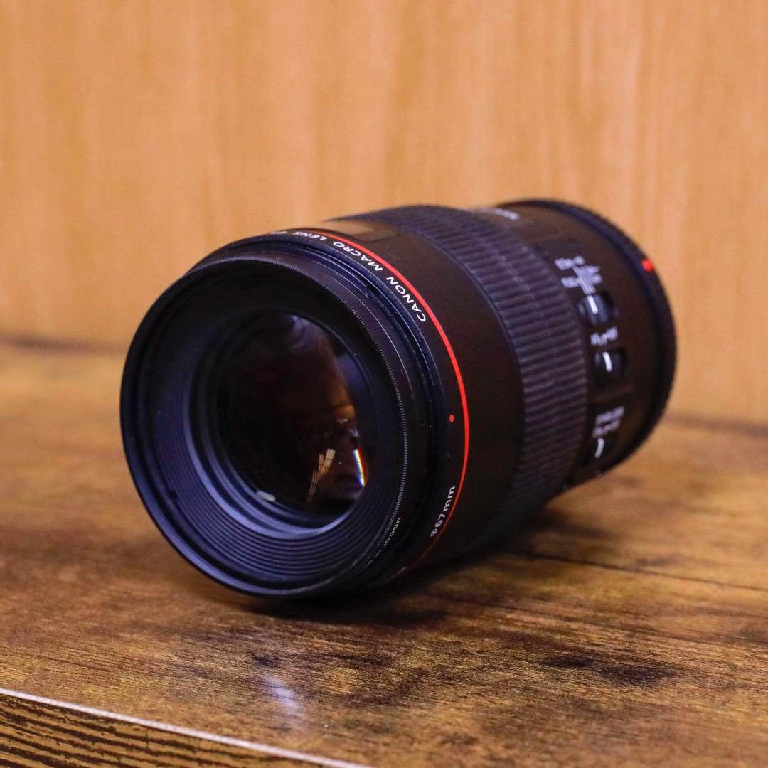 【美品】Canon キャノン ef100mm f2.8l マクロ is usm
