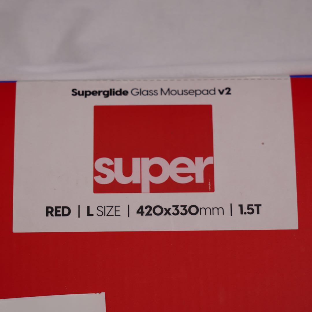 superglide プレミアムガラスマウスパッド Lサイズ