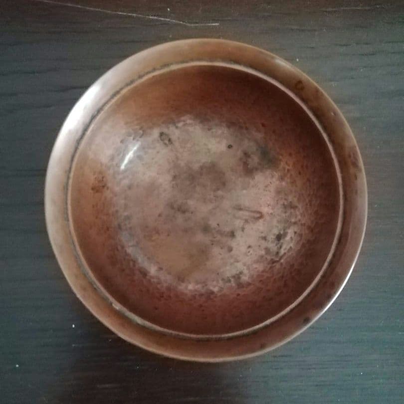 逸品　玉川堂　鎚起銅器　兎図紋　香炉　花活け　灰皿　和骨董　アンティーク