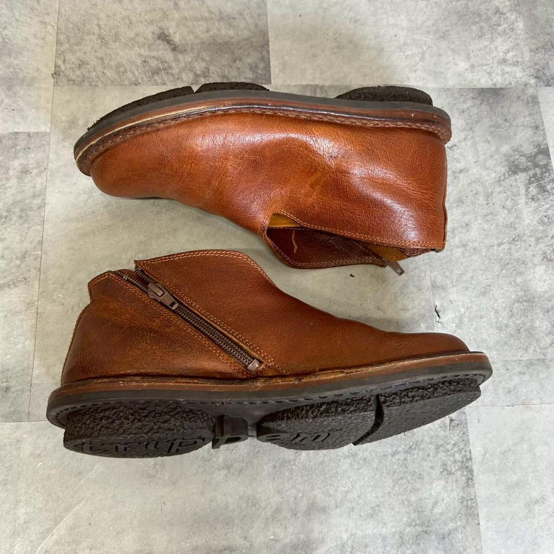 trip pen レザー ショートブーツ スリッポン サイズ36 DMG15