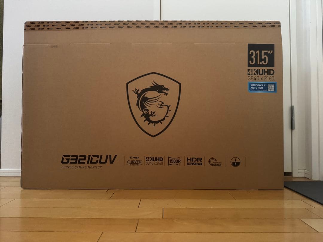 MSI G321CUV 31.5インチ 4K UHD モニター