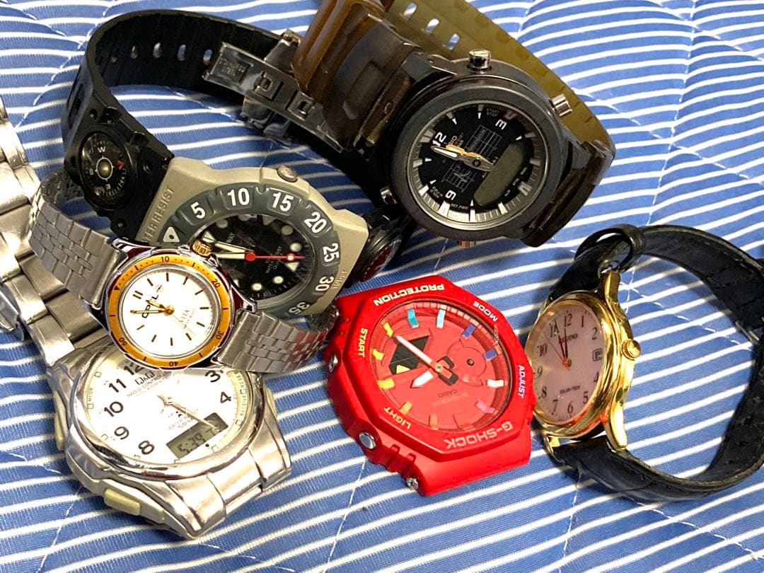 腕時計まとめ売り17個　動作品　ジャンク品　カシオ　シチズンetc
