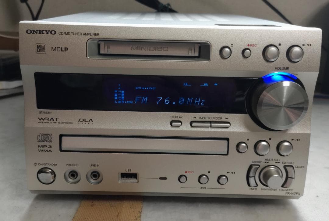 ONKYO オンキョー FR-N7FX CD/MD/USB コンポ 動作良好美品