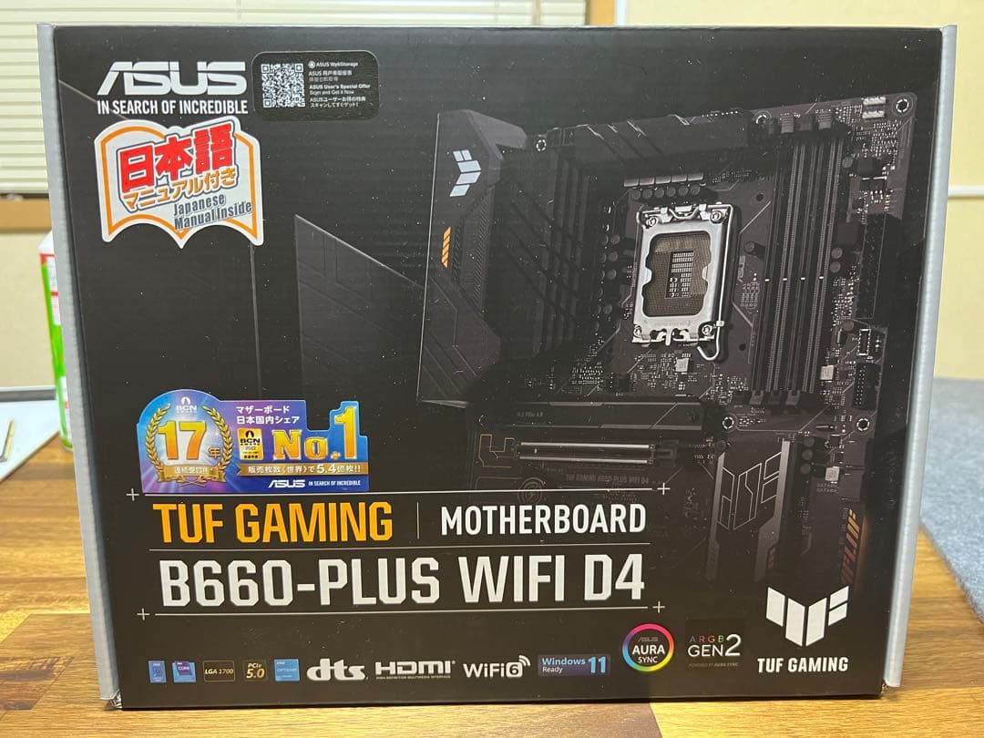 TUF Gaming B660-PLUS WIFI D4➕i5 12400F