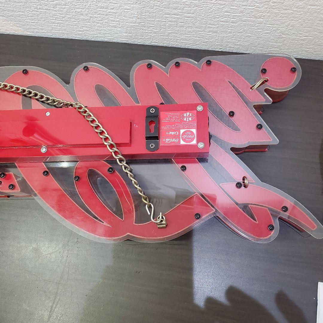 COCA-COLA コカコーラLEDサイン「レタリング LEDサイン」大72cm