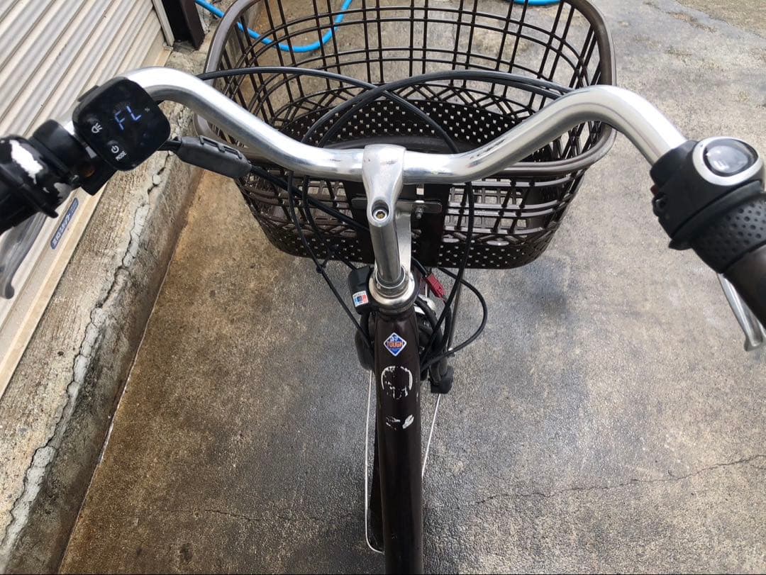 ブリヂストン最新電動アシスト自転車フロンティア26インチブラウンアルミボディー