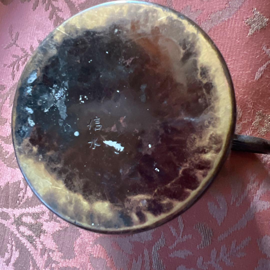 信水造　銅水滴　幅9.0×奥行6.0×高さ5.8cm