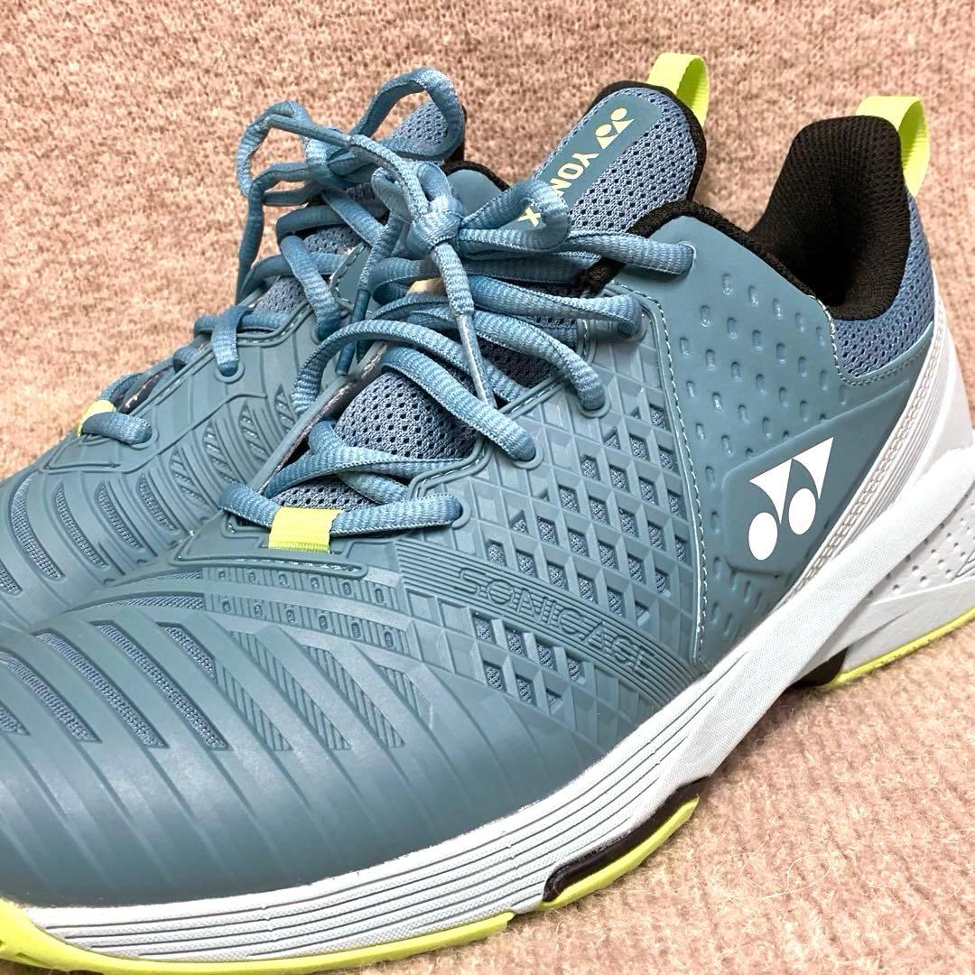 【極美品】Yonex テニスシューズ ソニケージ ワイド25cm オールコート用