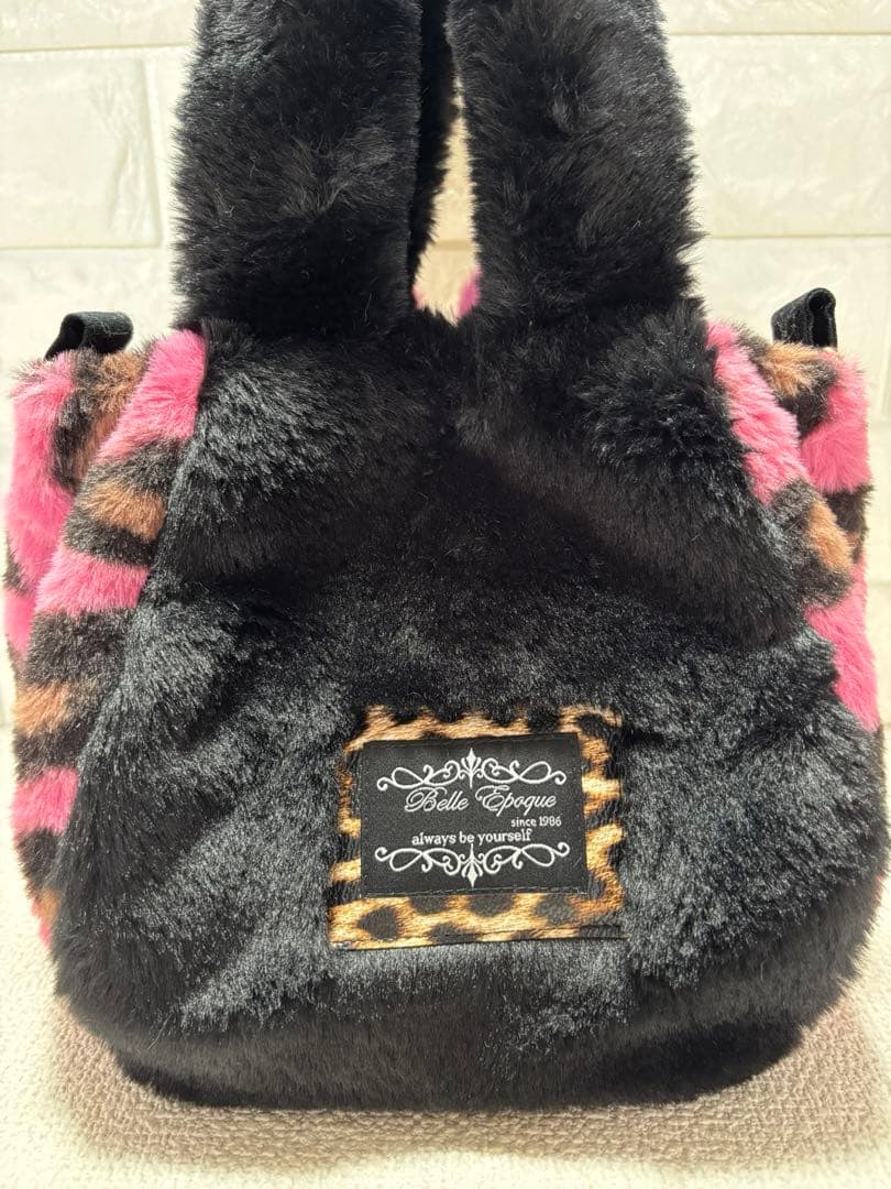 あ*き様 コヤンイサムチョン　ハンドメイド　ファーバッグ　ジョーズくん　ヒョウ柄