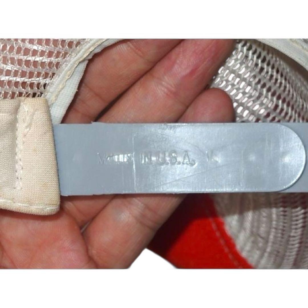 ▪️70s NEW ERA ビンテージ トラッカーキャップ オレンジ 白 緑 黒