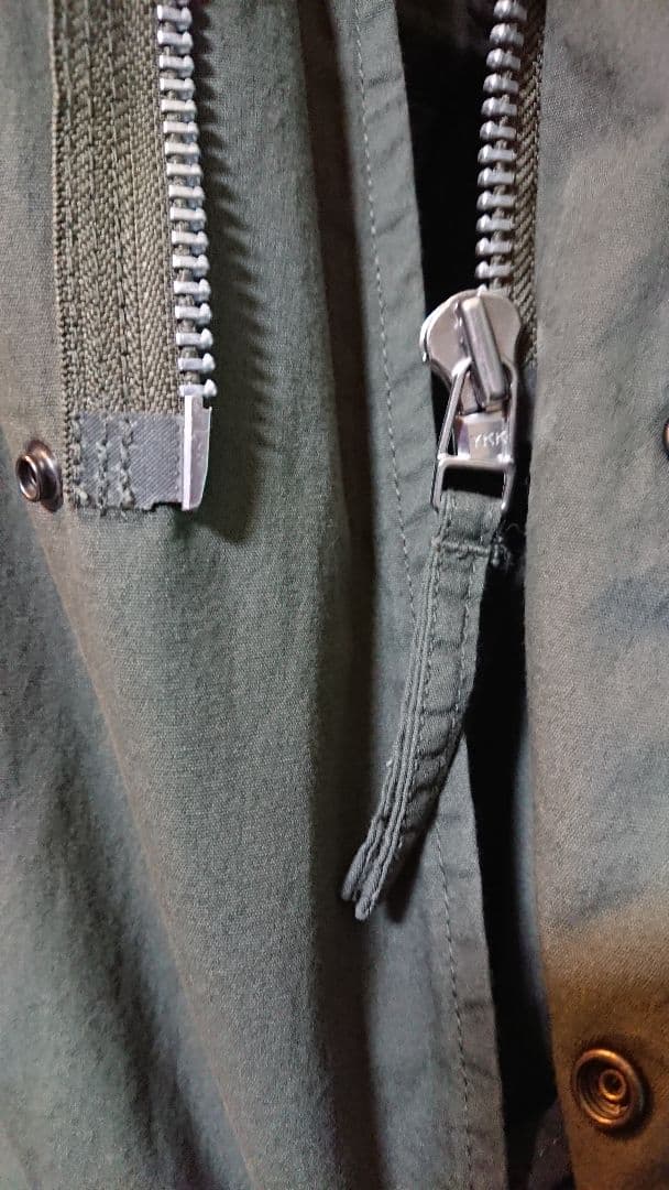 HOUSTON M-51 パーカ モッズコート オリーブ XXXS used