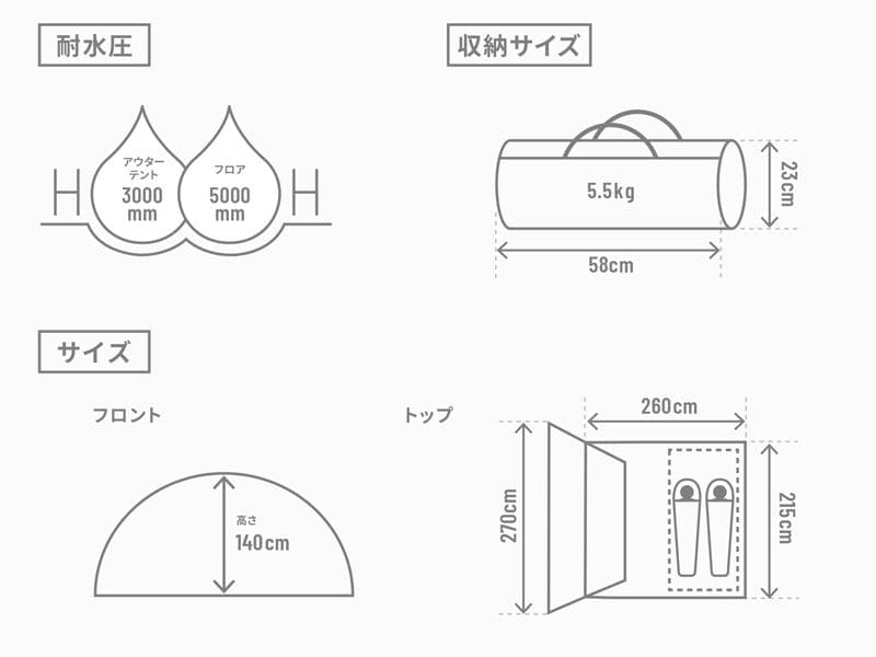 ■新品■DoD ライダーズバイクインテント タン ワンタッチ