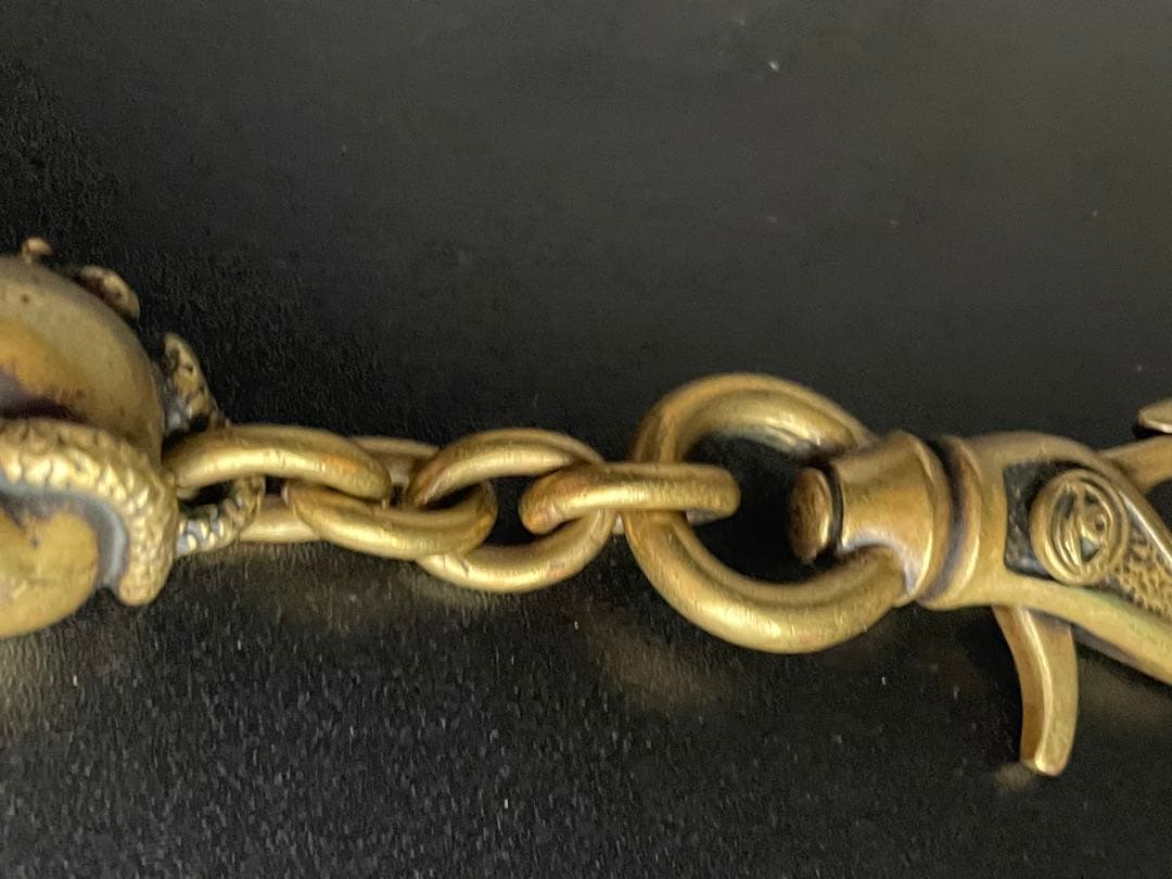 ブラックサイン アージェントグリーム スカル キーホルダー