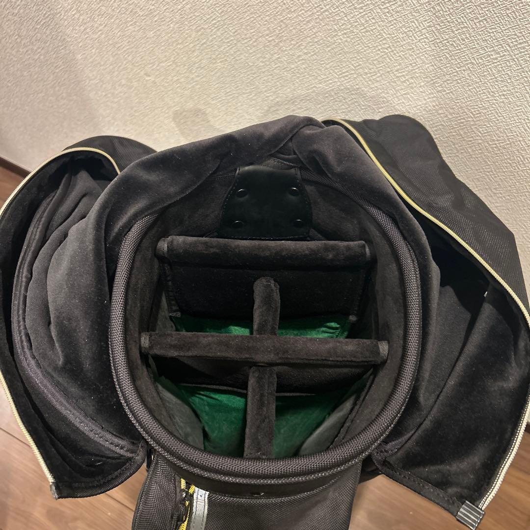 激レアNEW ERA ニューエラ キャディバッグ ブラックxゴールド