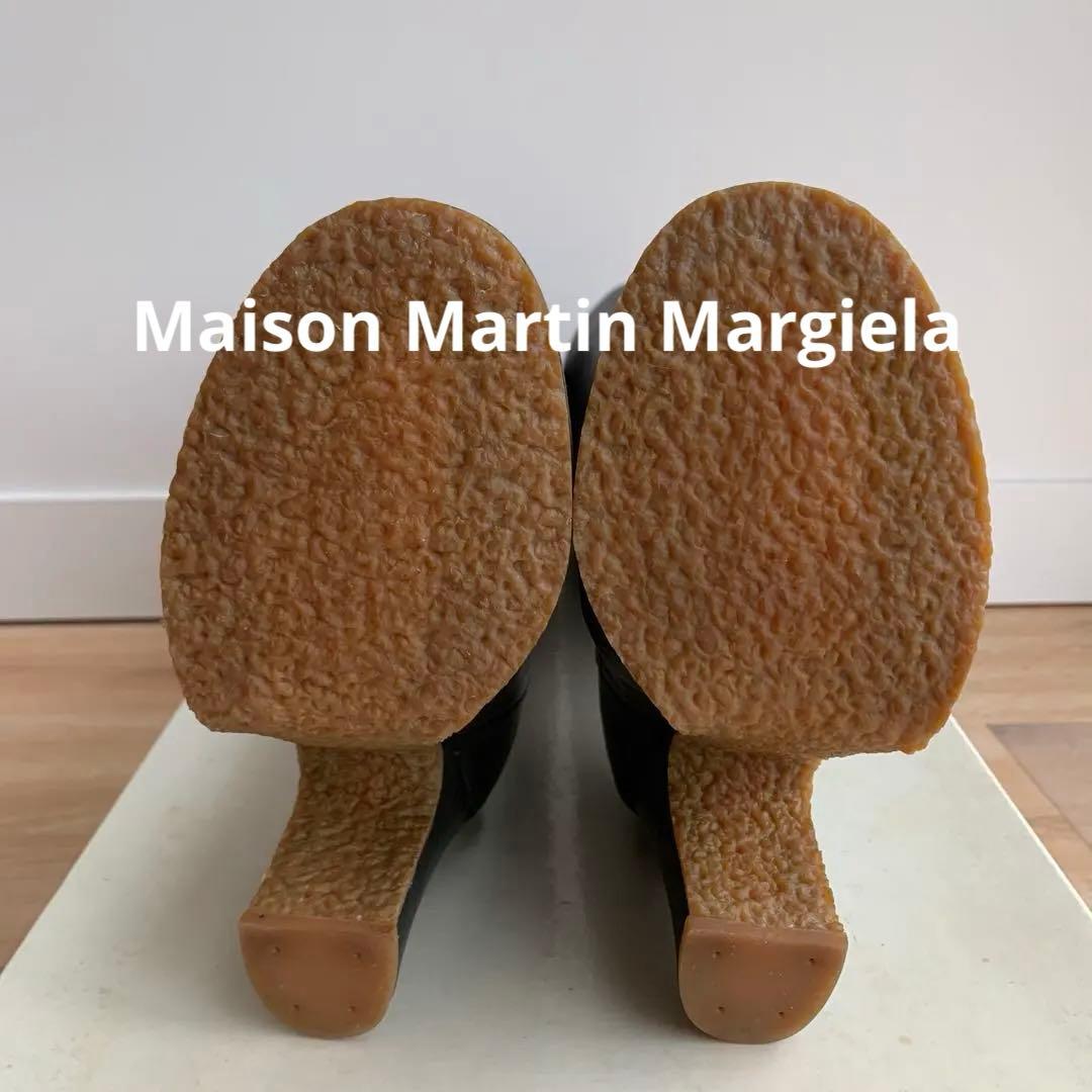 名作⭐️試着のみ極美品⭐️メゾンマルタンマルジェラ⭐️ロングブーツ23cm⭐️