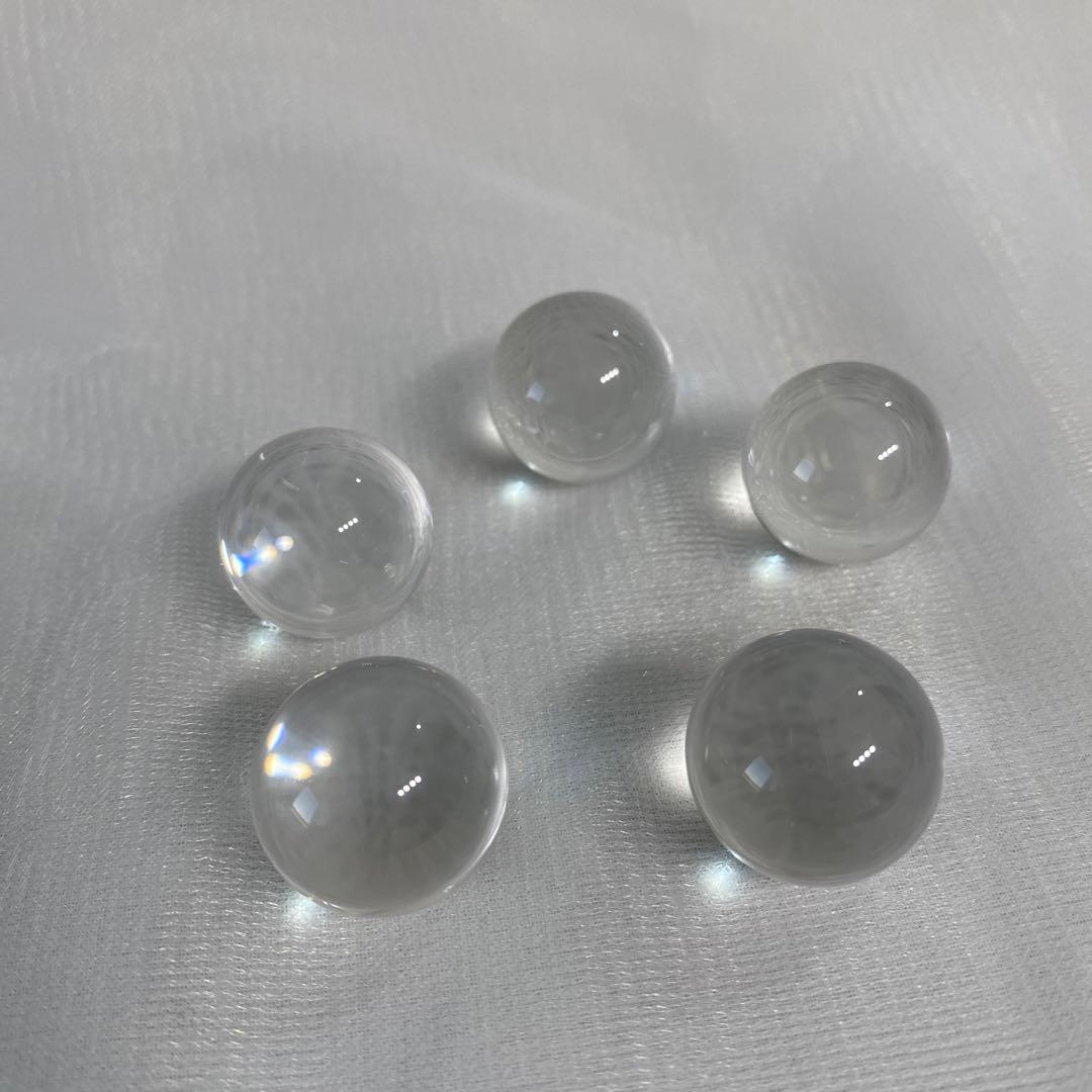 水晶　丸玉　5個