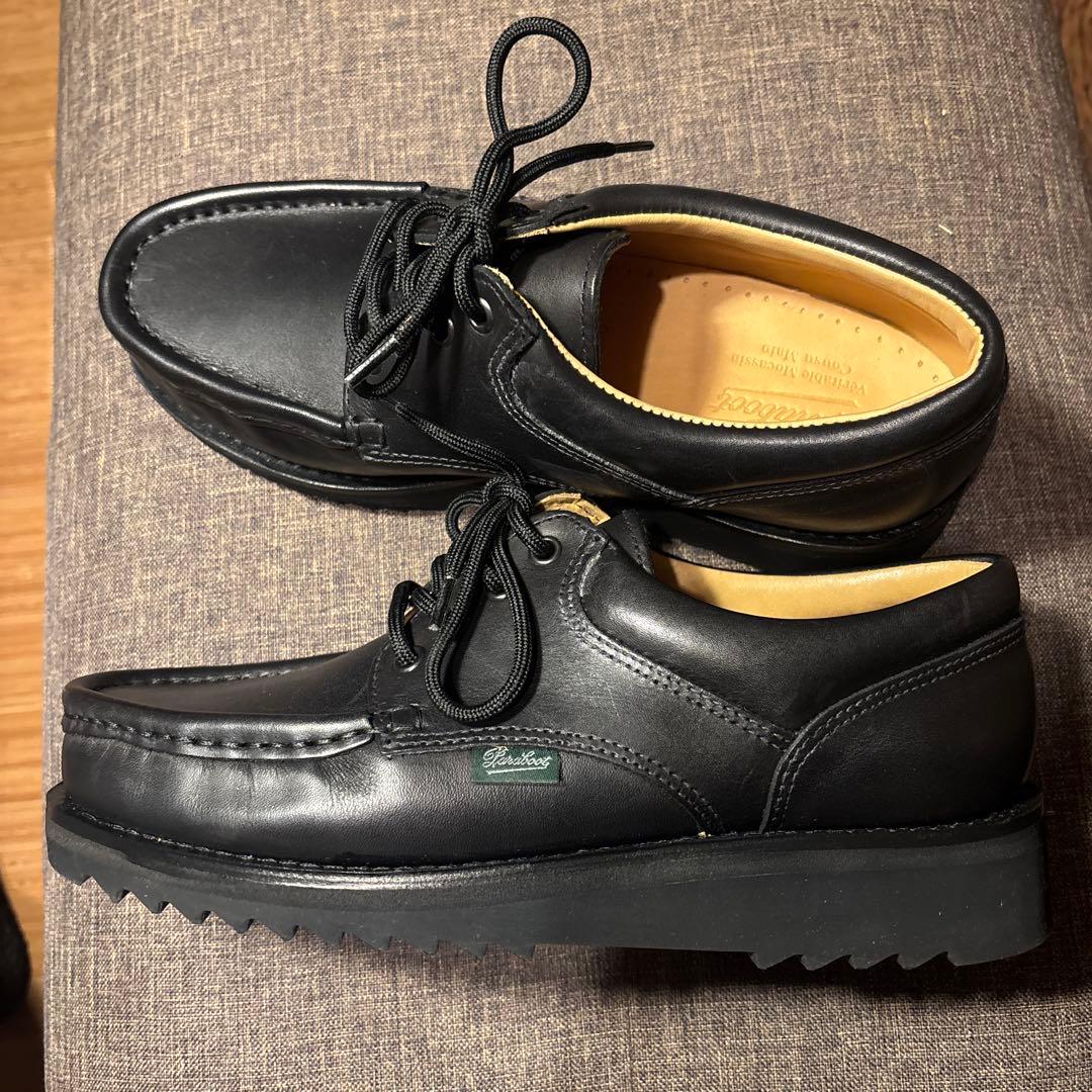 PARABOOT THIERS ブラック　新品未使用　uk7