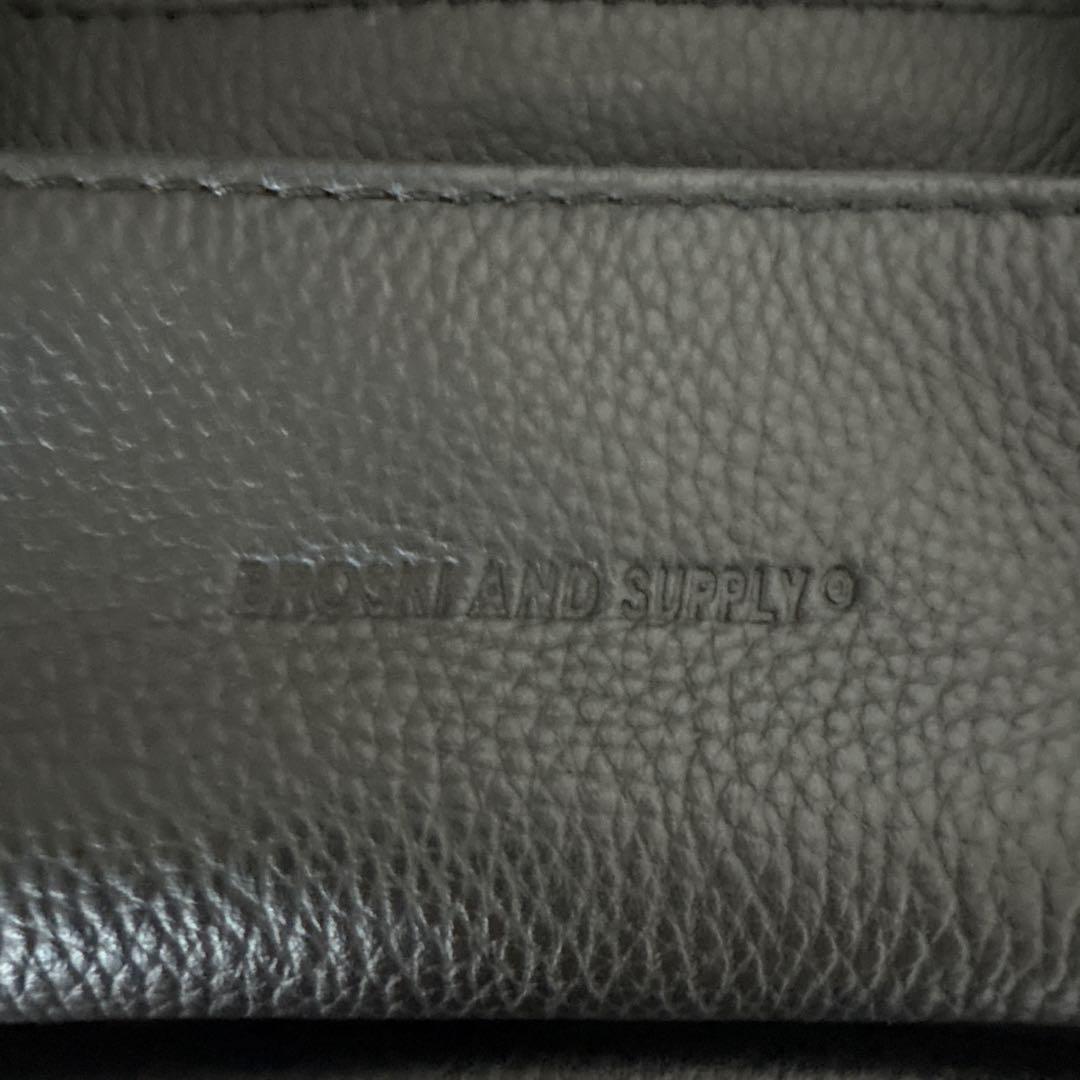 BROSKI AND SUPPLY メンズ ビジネスバッグ ブラック　5351