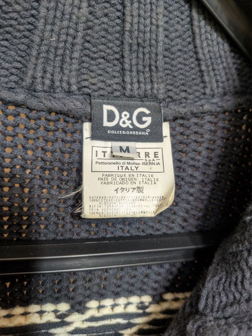D&G ネイビー セーター ボートデザイン