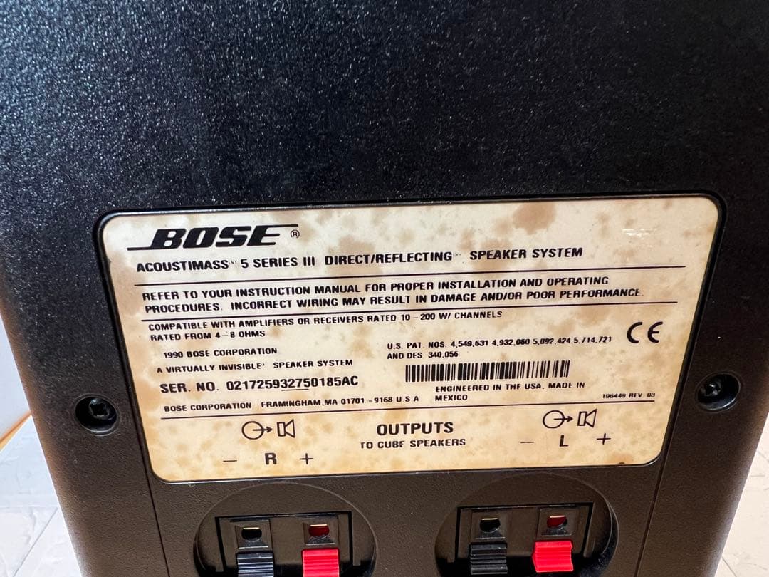 BOSE 高音質コンポセット RA-15/DVA-15/MDA-15 リモコン付