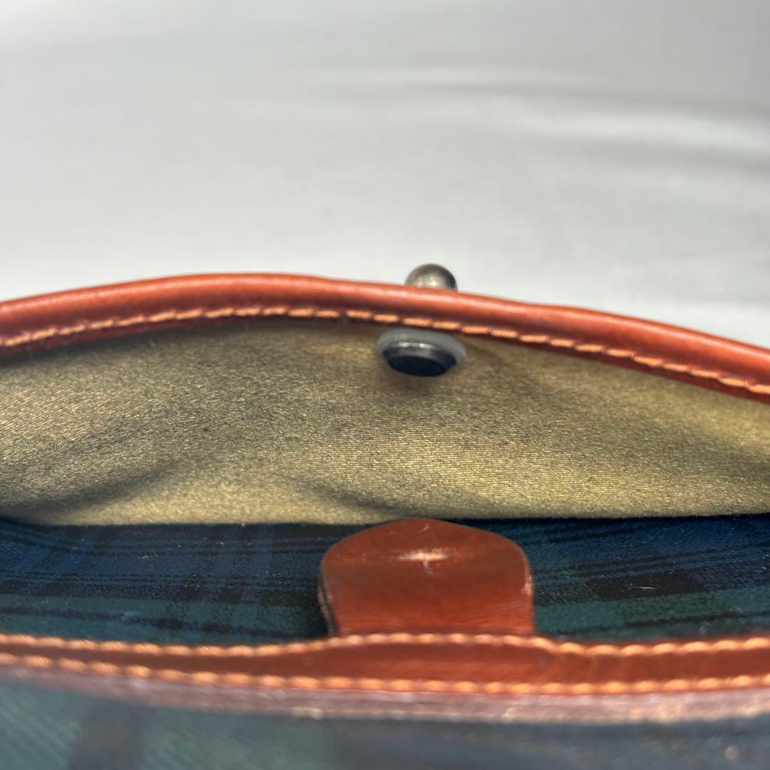 ポロラルフローレン メッセンジャーバッグ 斜め掛け ブラックウォッチ チェック