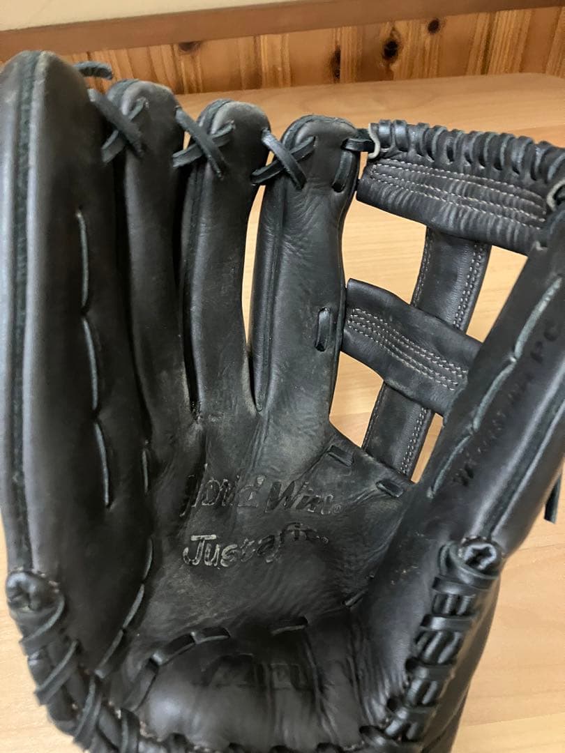 ミズノ　軟式　グローブ　左　ビッグエム　ワールドウィン　外野手