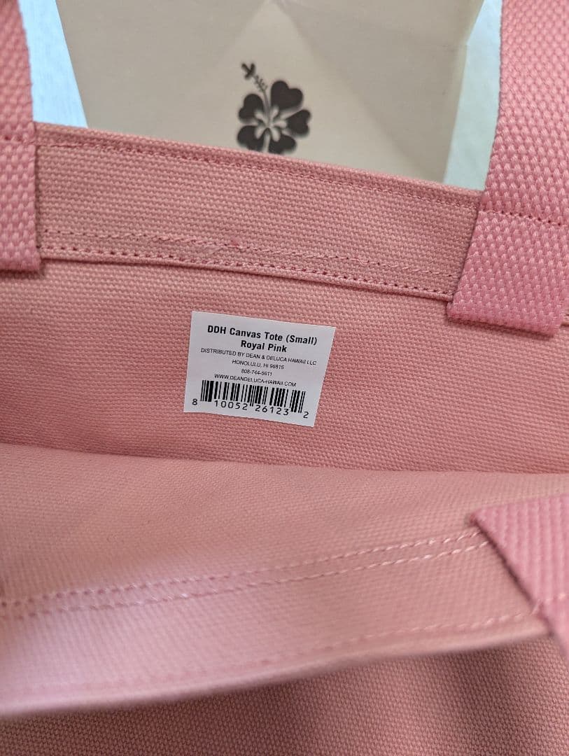 ＜新品＞ハワイ限定☆DEAN＆DELUCA☆トートSロイヤルピンク