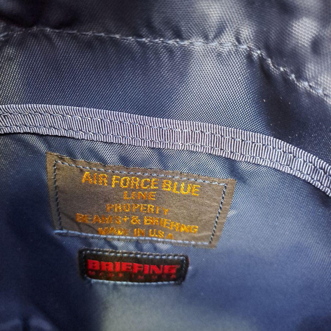 BRIEFING ビームスプラスネイビー ショルダーバッグ(袋付き)