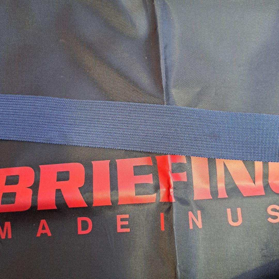 BRIEFING ビームスプラスネイビー ショルダーバッグ(袋付き)