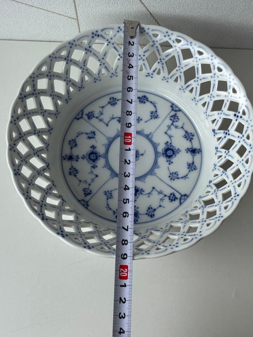 ロイヤルコペンハーゲン ボウル　ブルーフルーテッド フルレース