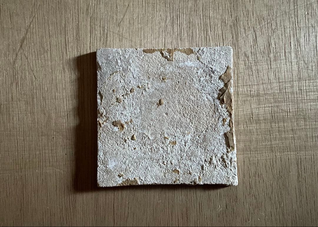 17世紀 色絵デルフトタイル 鳥　オランダ　/デルフト　骨董　古道具 染め付け