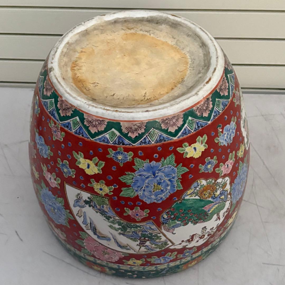 古伊万里◎兎図赤絵火鉢