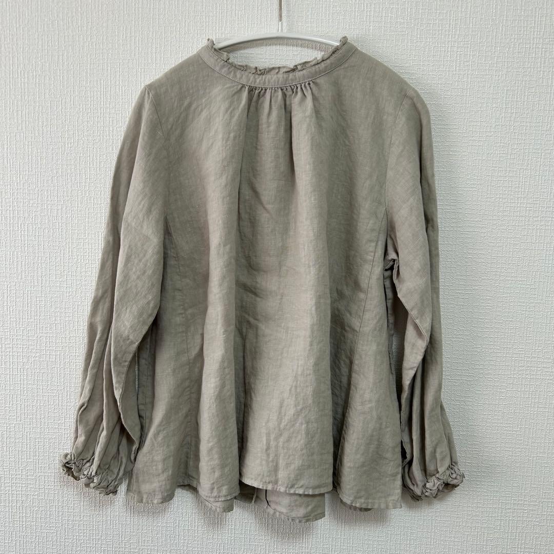 nestrobe リネンフリルブラウス シャツ 新品未使用