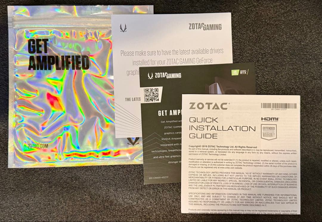 【動作品】ZOTAC RTX 3080 Ti AMP HOLO 12GB