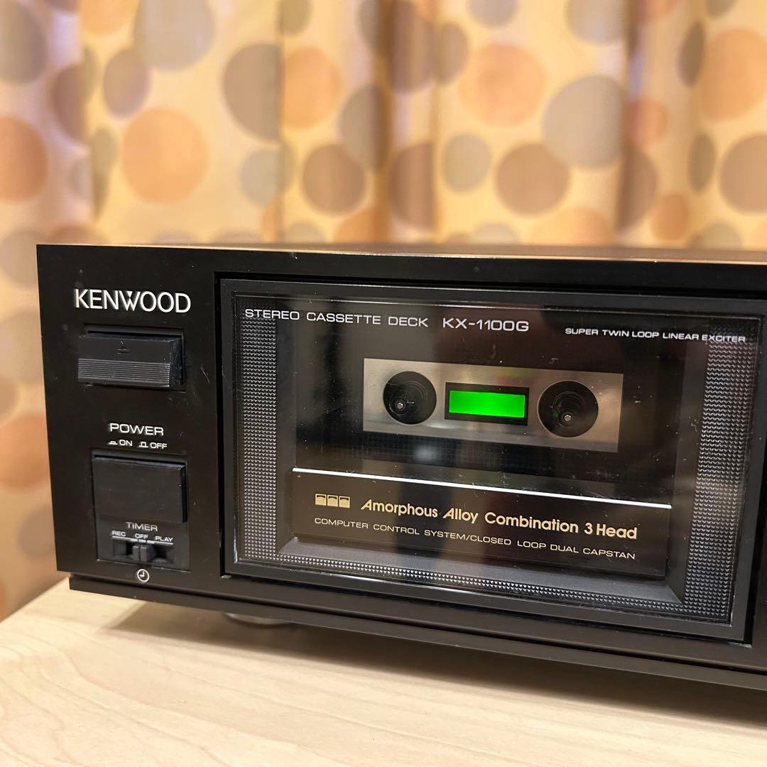 KENWOOD KX-1100G カセットデッキ　※要詳細確認