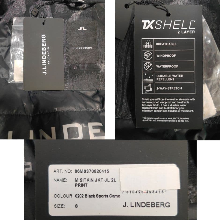 新品 J.LINDEBERG 防水保温 スキーウェア メンズ スキージャケット