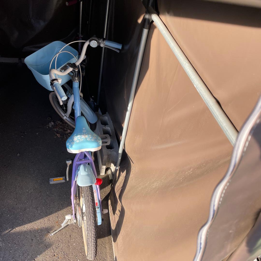 け*い様 アナと雪の女王 幼児用自転車　16インチ　サイクルハウス保管　補助輪