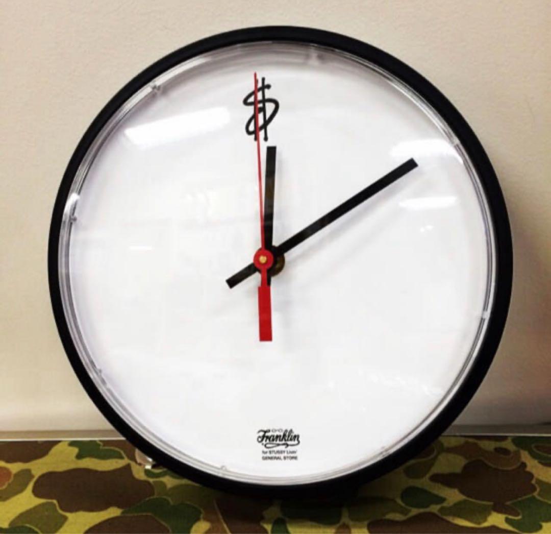STUSSY Livin' General Store壁掛け時計ウォールクロック