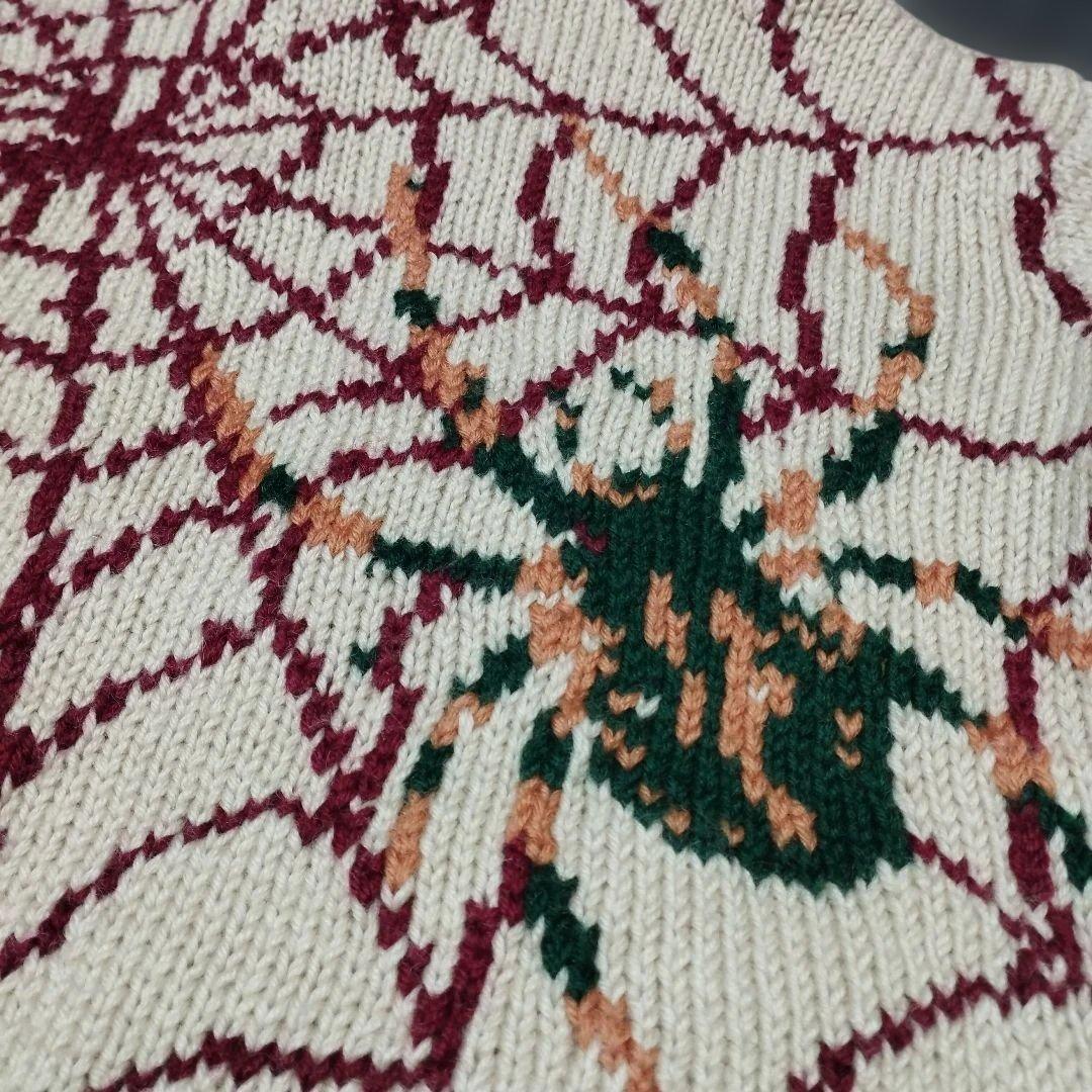 Dry Bones 蜘蛛 スパイダー カウチンニット M ドライボーンズ