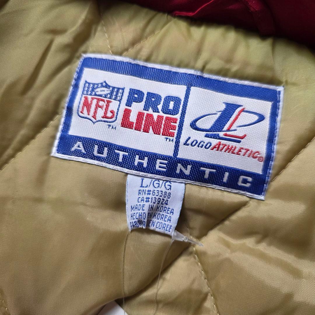 美品90sNFLサンフランシスコフォーティナイナーズ49ersナイロンジャケット