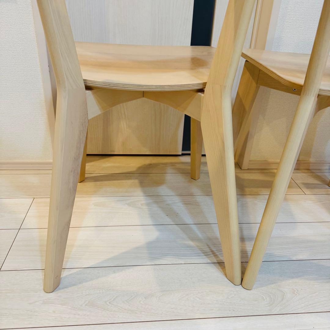 [IKEA]イケア　LISABO リーサボー チェア アッシュ2脚セット ①