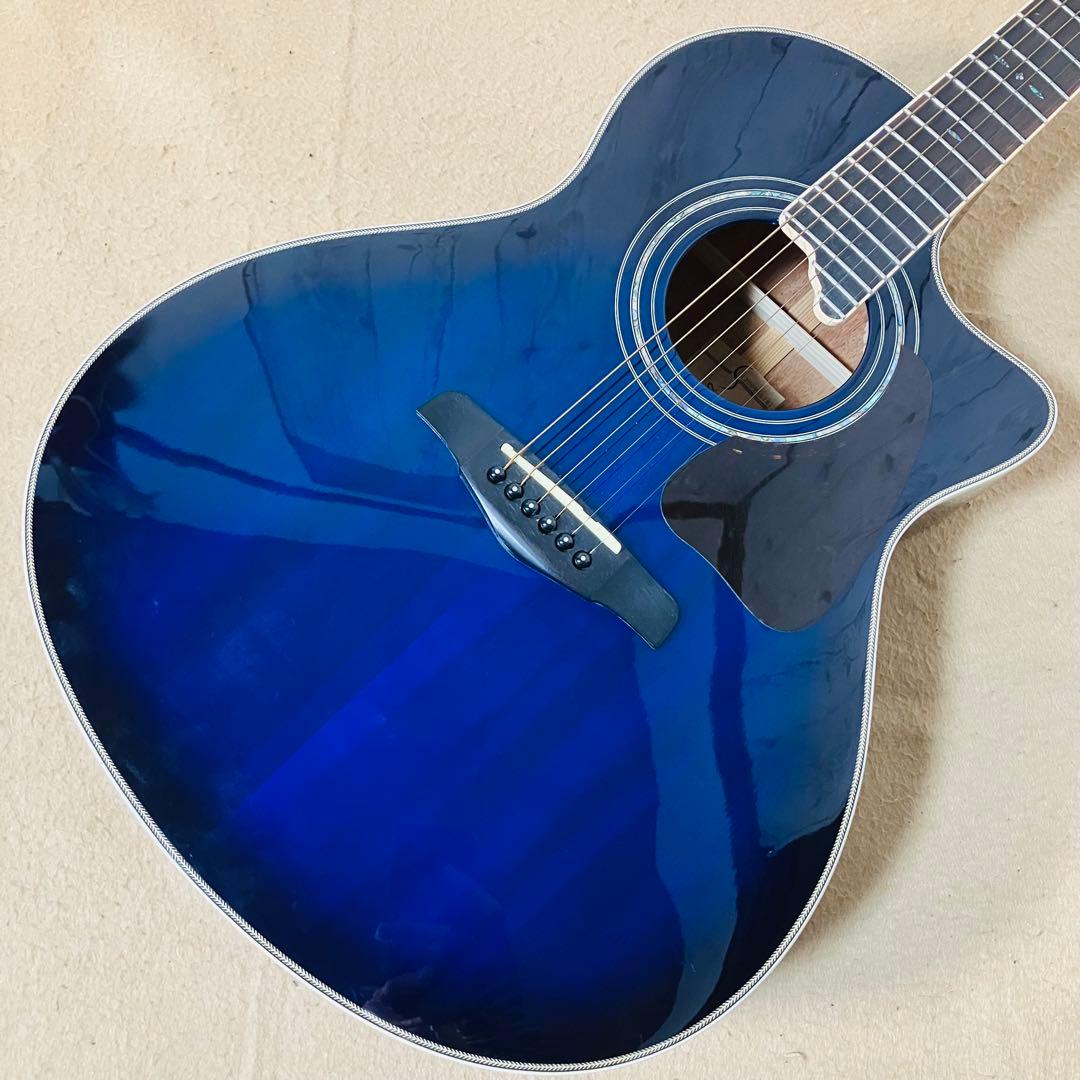 美品 S.YAIRI エレアコ YE-5M/BB ブルーサンバースト ヤイリ