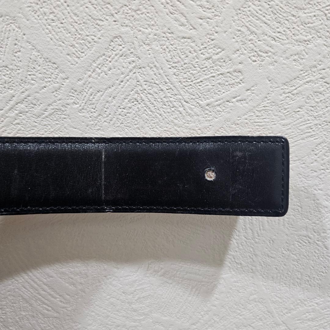 HERMES コンスタンス ベルト 70cm シルバーバックル 黒×キャメル