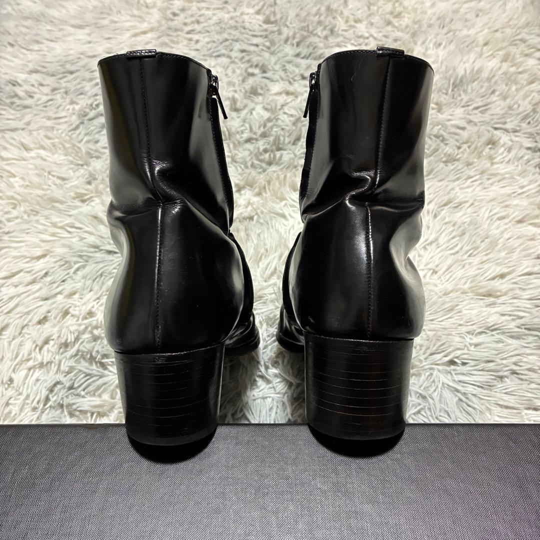 【○箱あり】SAINT LAURENT PARIS 本革 41 BLACK