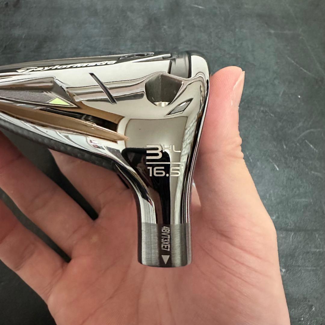 【ほぼ未使用】 テーラーメイドQi35 3HL 16.5° ヘッドのみ カバー付